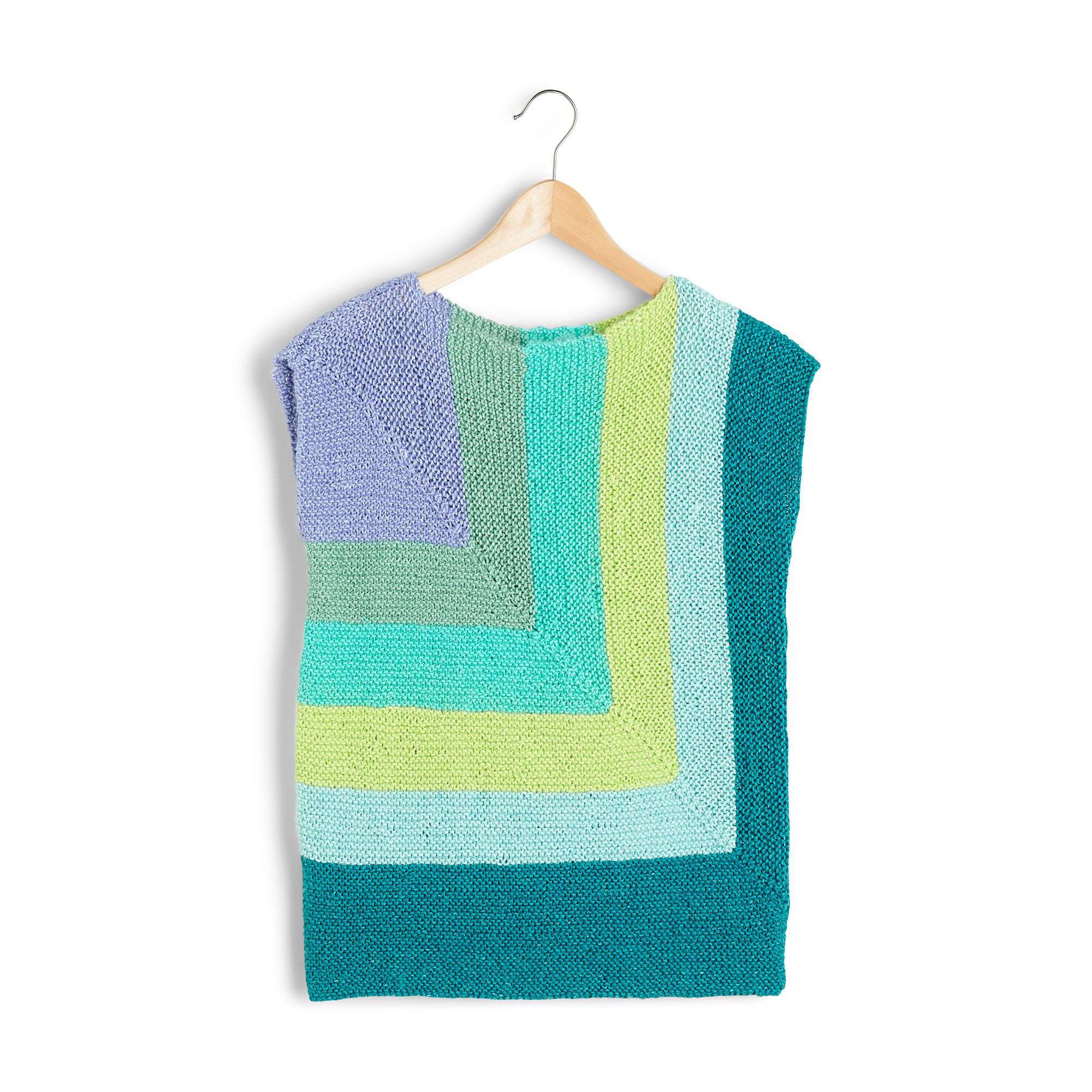 Caron Mitered Knit Top (Digital Download)