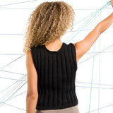 CROCHET PATTERN DOWNLOAD - CARON LET IT SLIDE KNIT TOP PATTERN, XS/S