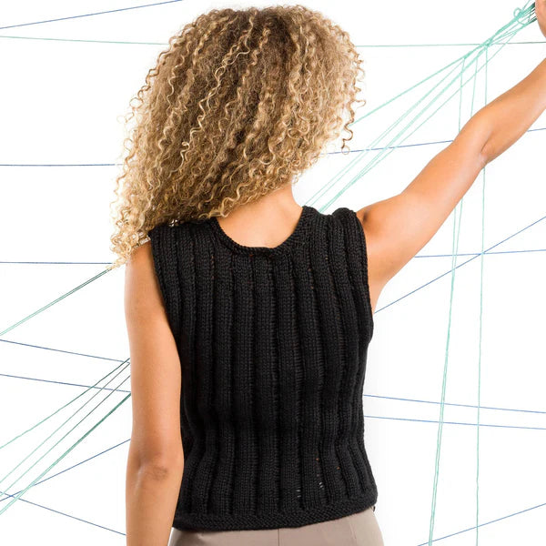 CROCHET PATTERN DOWNLOAD - CARON LET IT SLIDE KNIT TOP PATTERN, XS/S