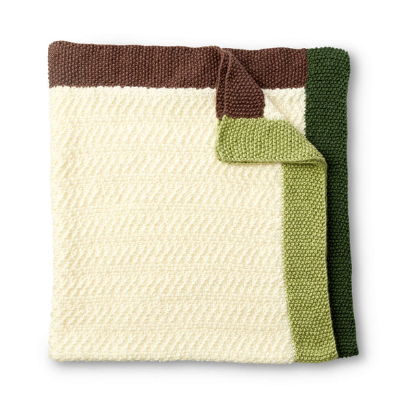 Brick Road Knit Baby Blanket (Digital Download)