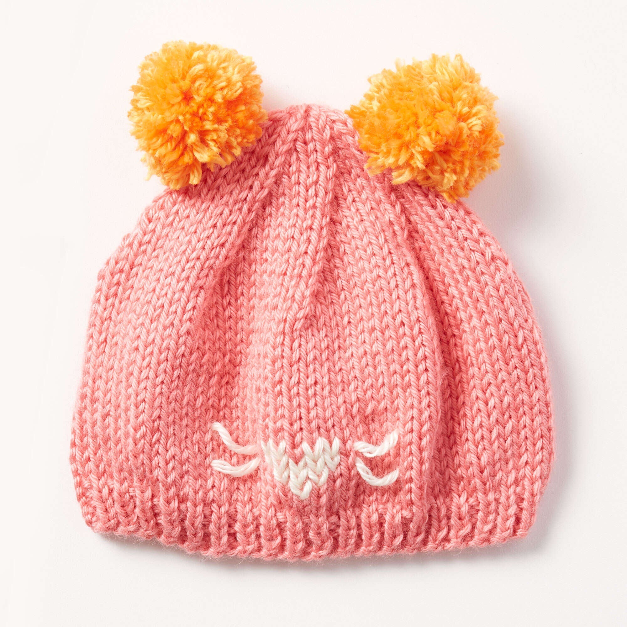 Caron Cute As a Kitten Knit Hat (Digital Download)