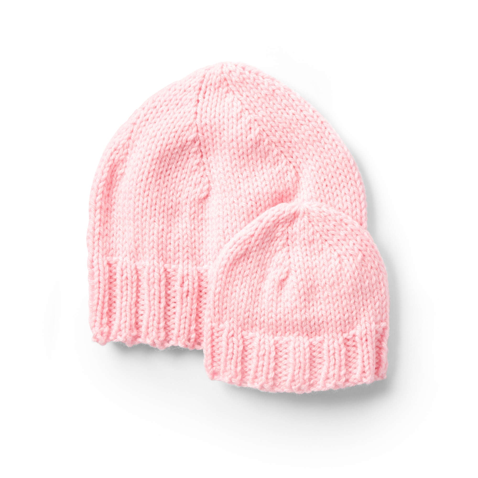 Caron Preemie to Toddler Size Knit Hats (Digital Download)