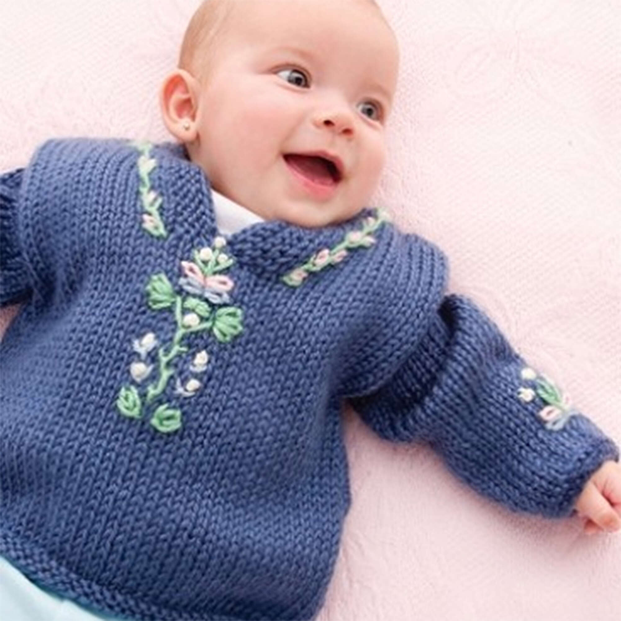 Caron Knit Baby Folkwear Caftan (Digital Download)