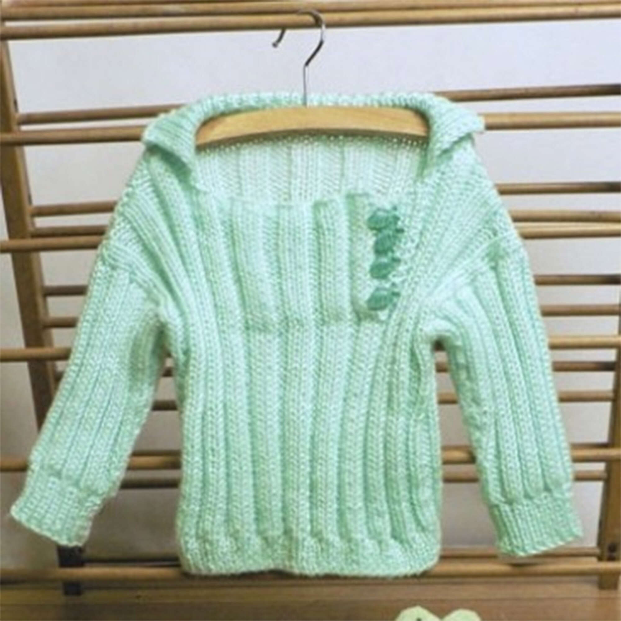 Caron Knit Soft Ribbed Toddler Pullover (Digital Download)