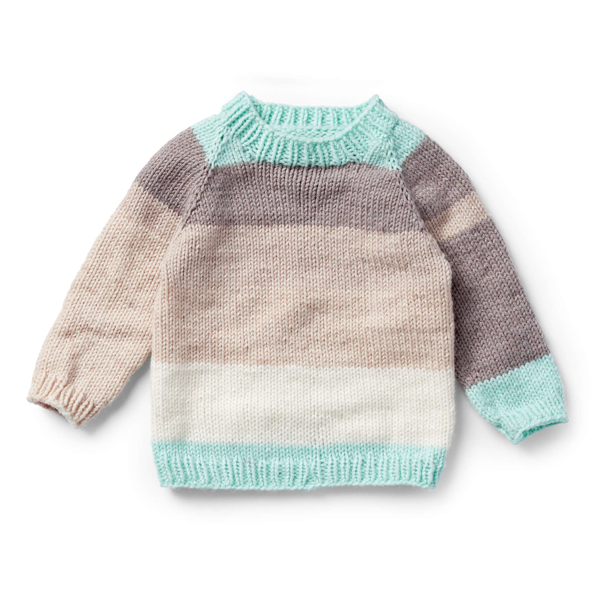 Caron Top Down Knit Pullover (Digital Download)