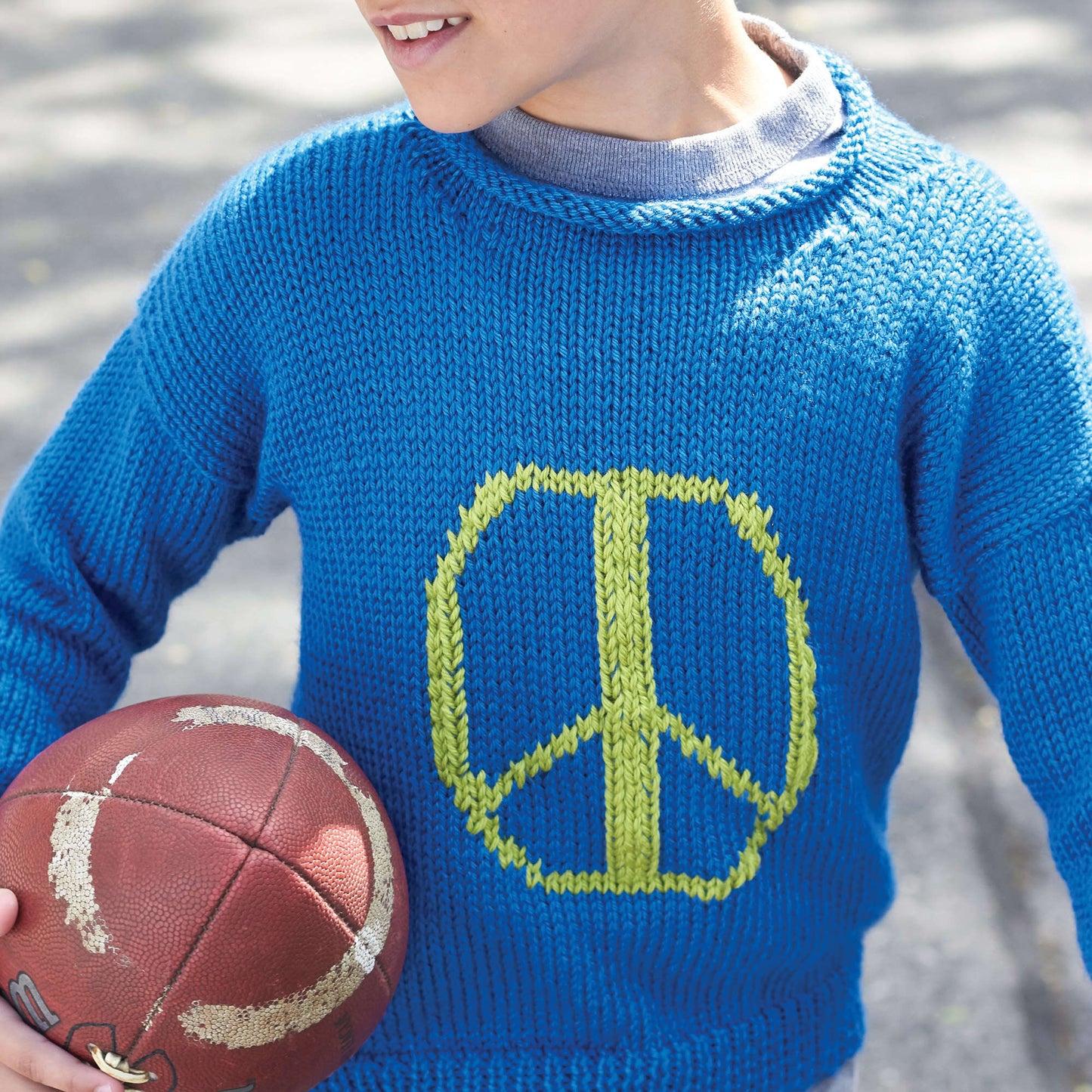 Caron Knit Peaceful Kiddo Pullover (Digital Download)