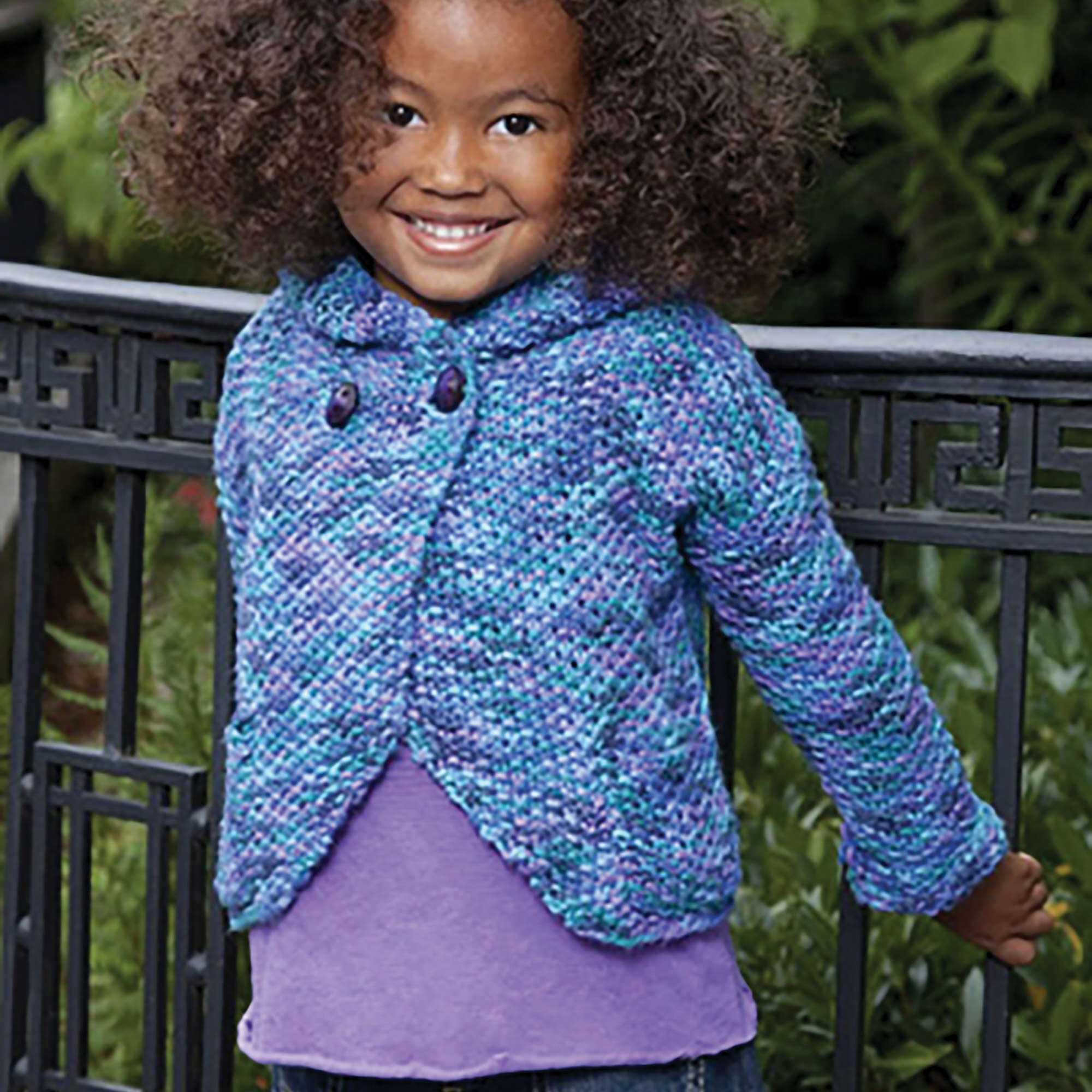 Caron Knit Two-Button Hoodie (Digital Download)