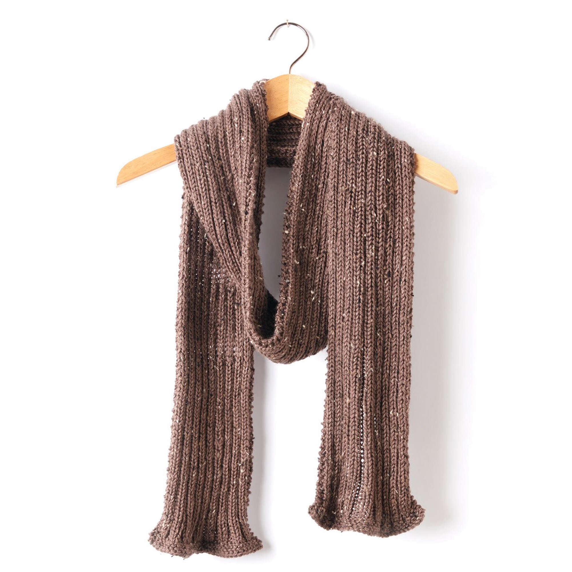 Caron Two By Two Knit Scarf (Digital Download)
