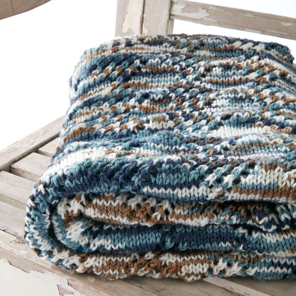 Crystal Lace Knit Blanket (Digital Download)