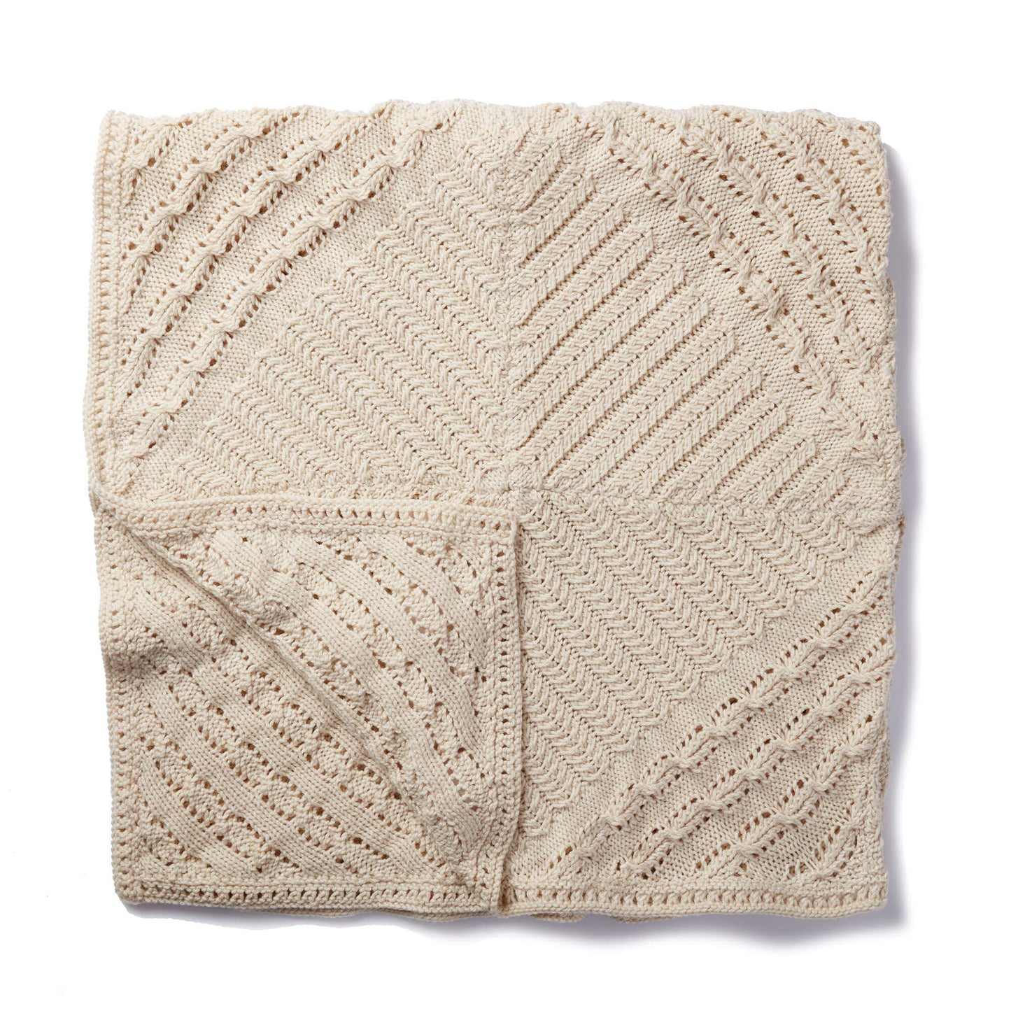 Caron Counterpane Knit Blanket (Digital Download)