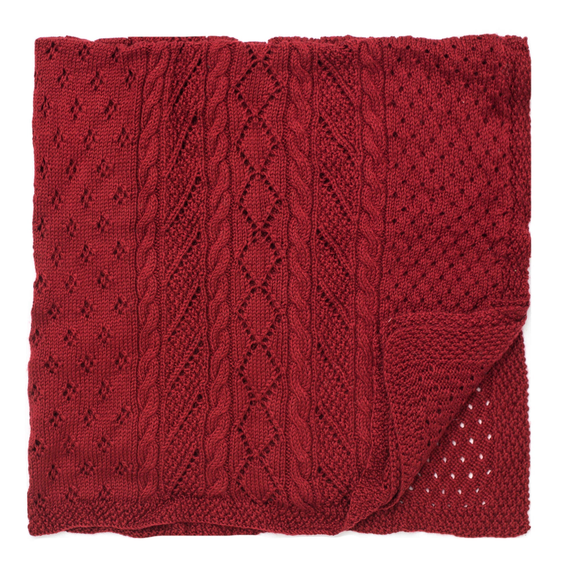 Caron Lace Panel Throw (Digital Download)