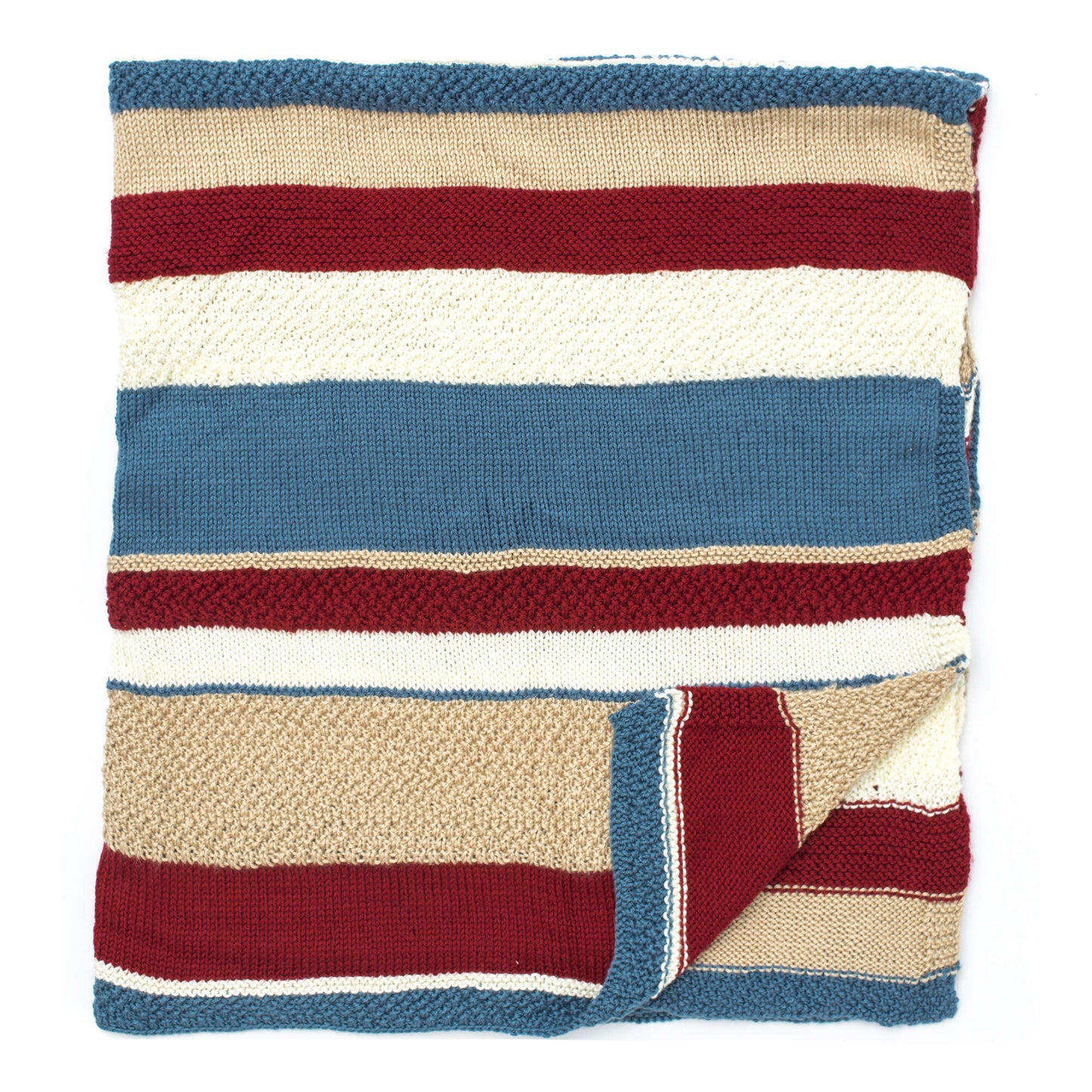Caron Knit Nantucket Afghan (Digital Download)