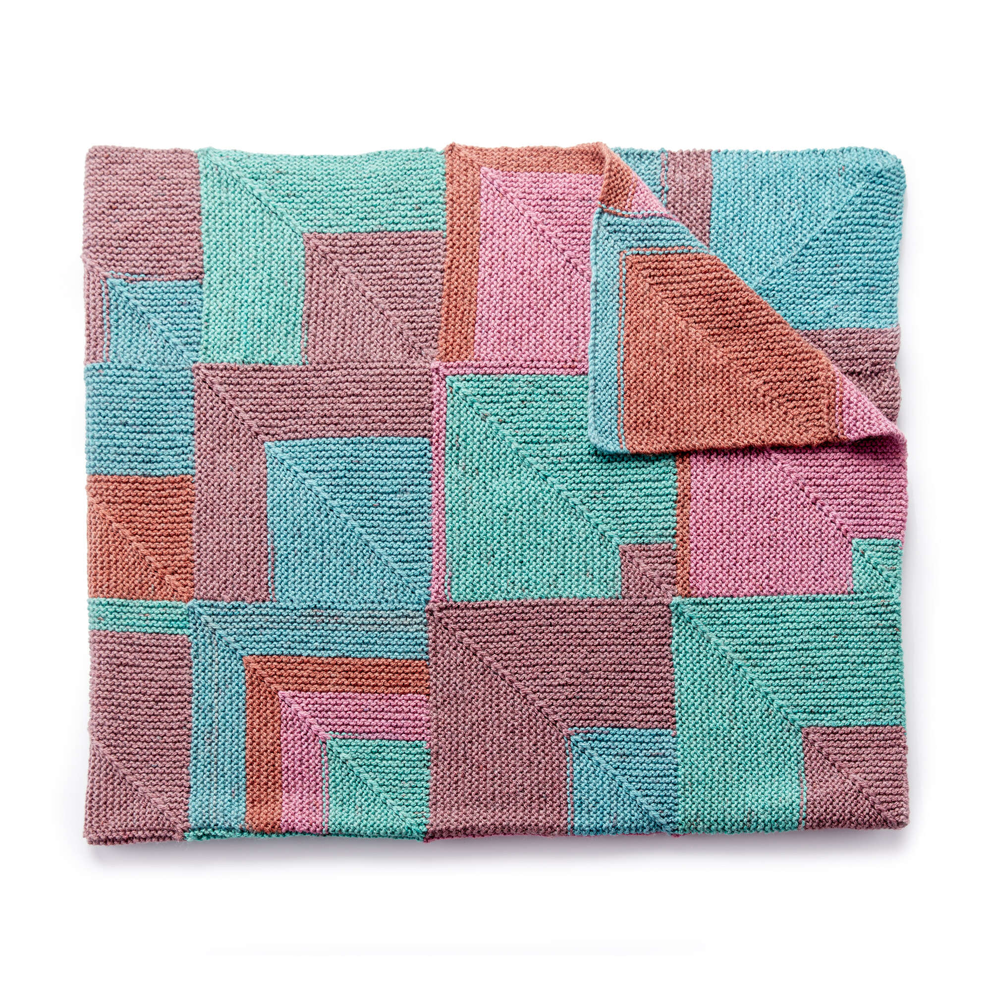 Caron Stack it Up Knit Afghan (Digital Download)