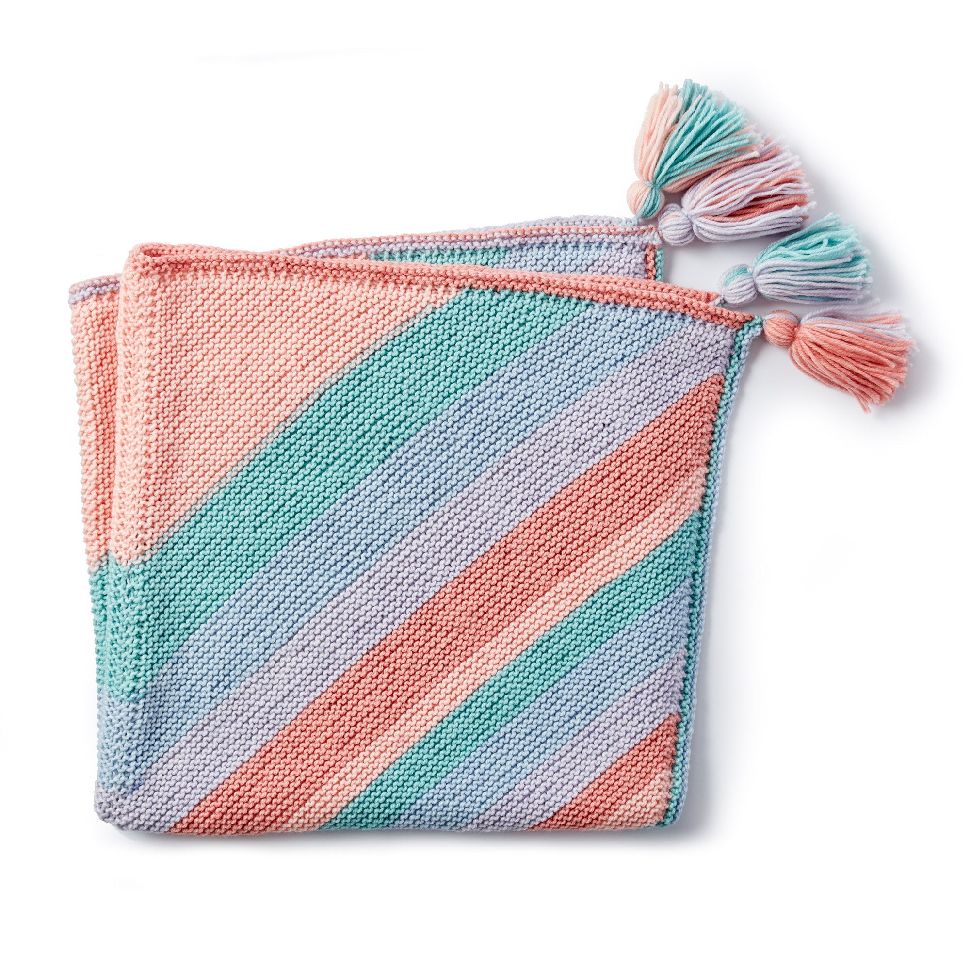 Caron Four Corners Knit Blanket (Digital Download)