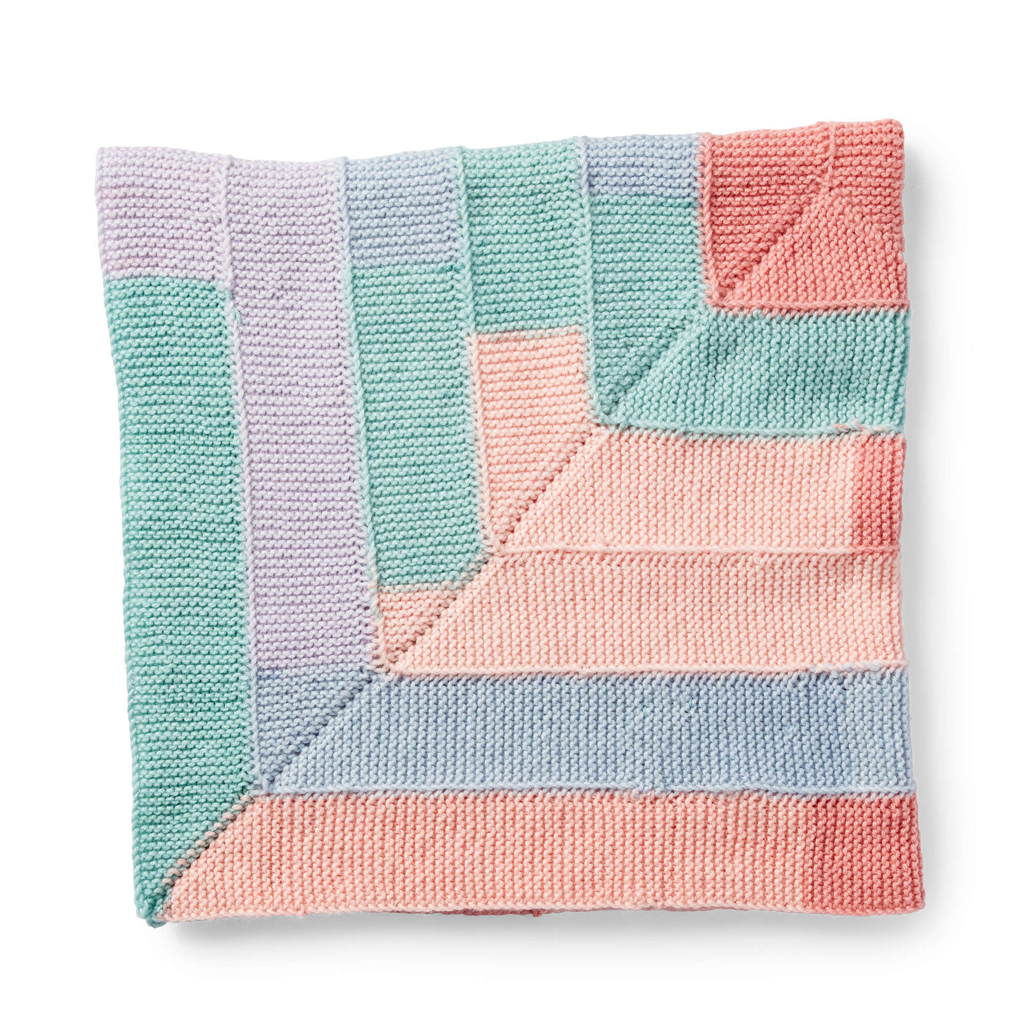 Caron Around the Corner Knit Blanket (Digital Download)