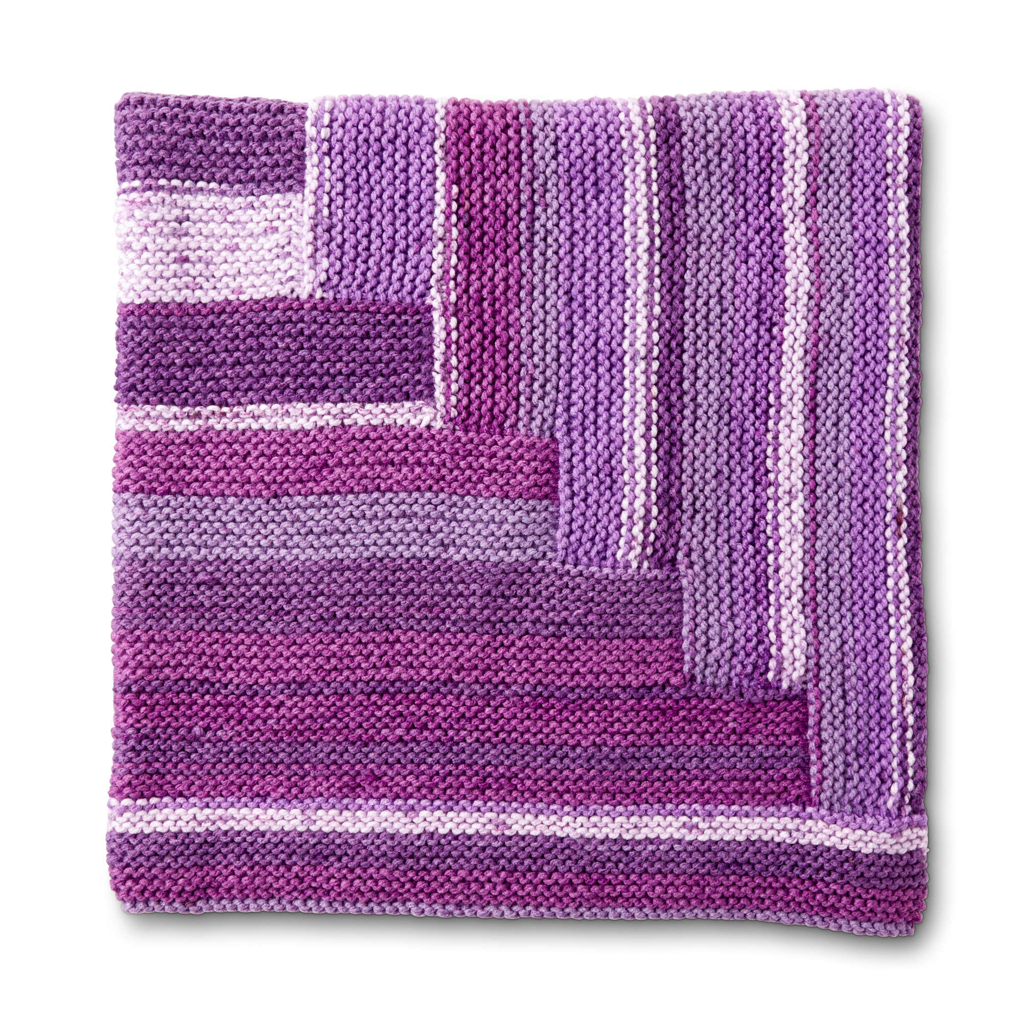 Caron Pickup Lines Knit Afghan (Digital Download)