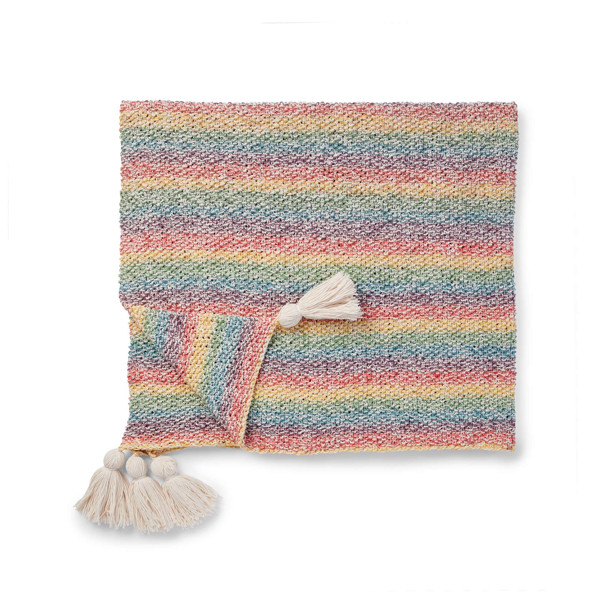 Caron Marled Knit Blanket (Digital Download)