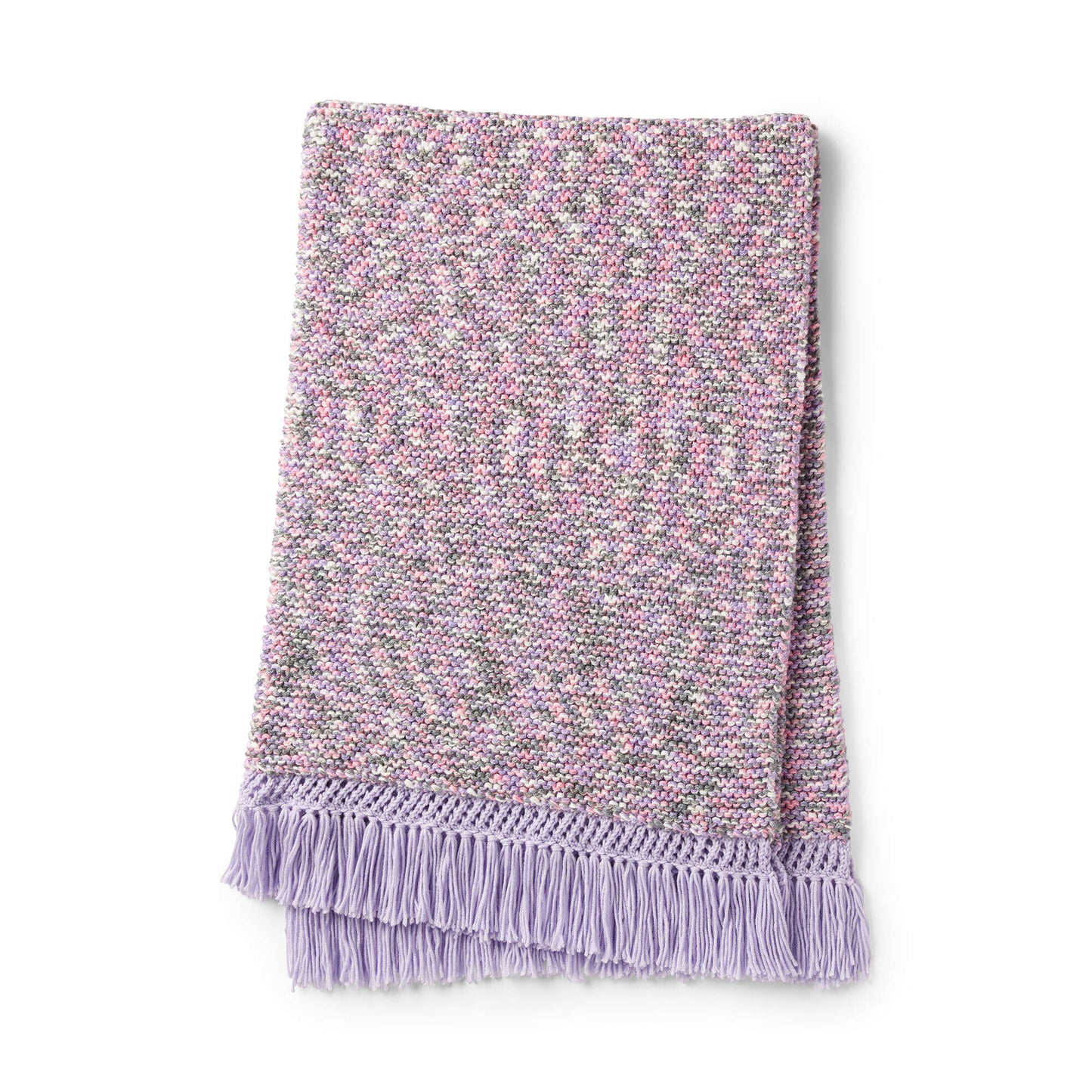 Caron Trimmed With Love Knit Blanket (Digital Download)