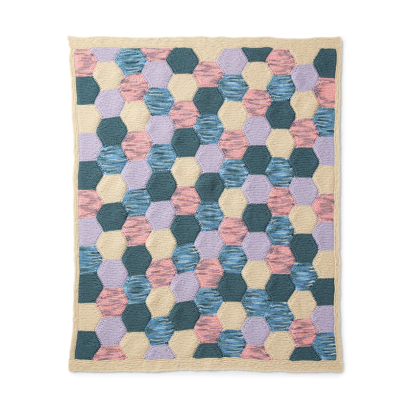 Caron Spring Quilt Knit Blanket (Digital Download)