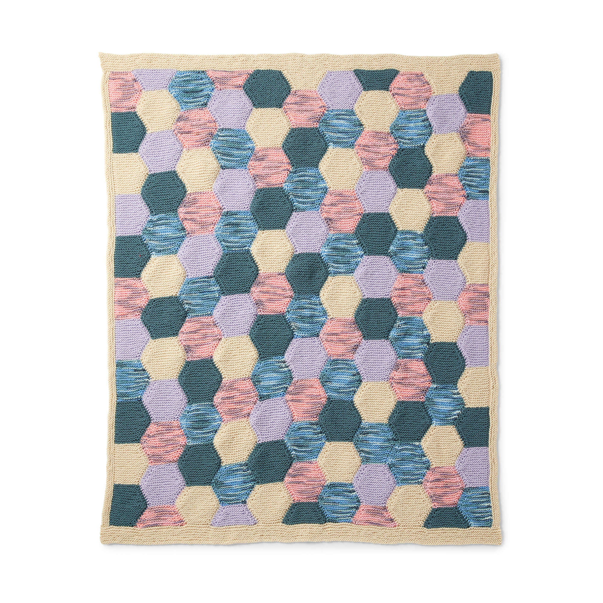 Caron Spring Quilt Knit Blanket (Digital Download)