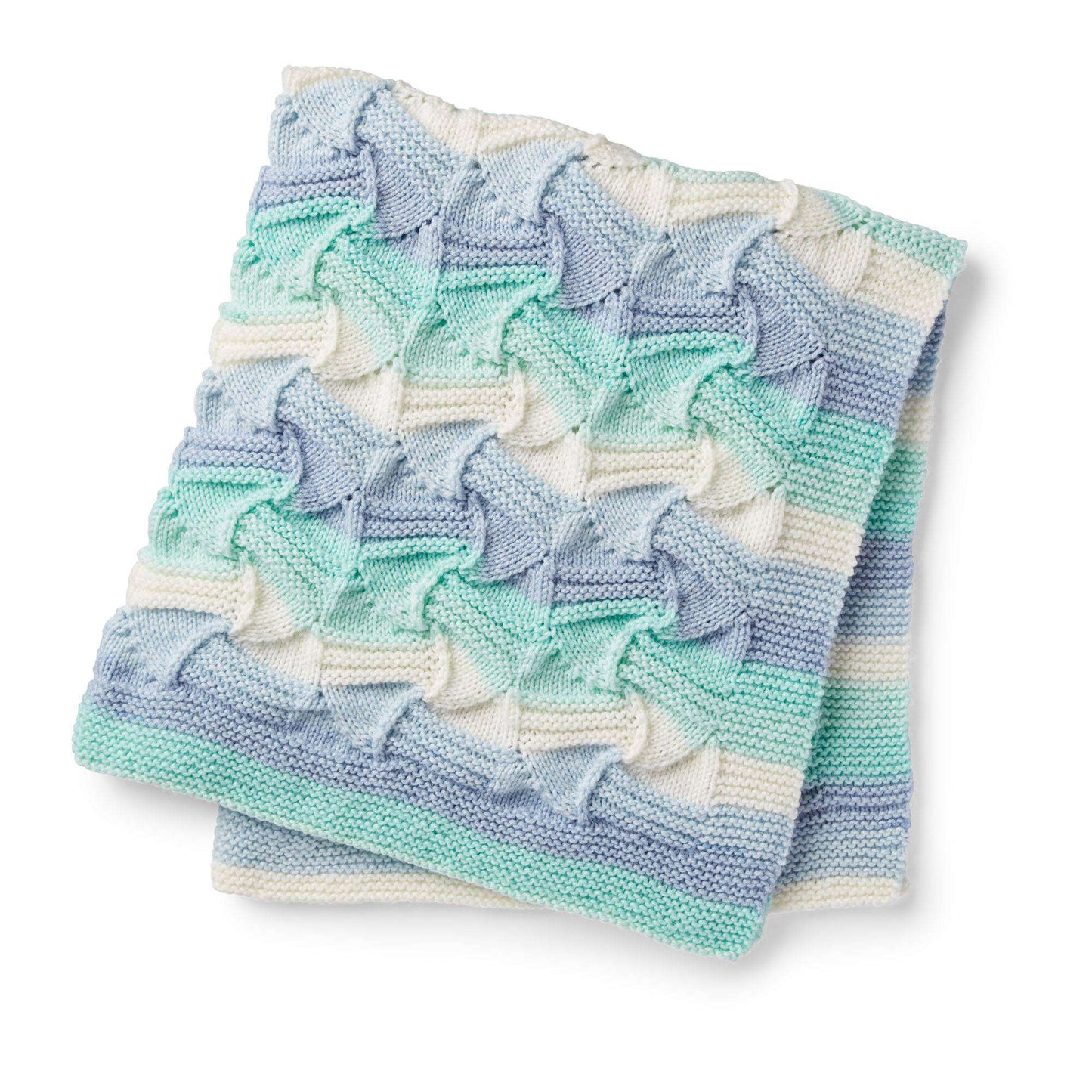Caron Wavy Gravy Knit Blanket (Digital Download)