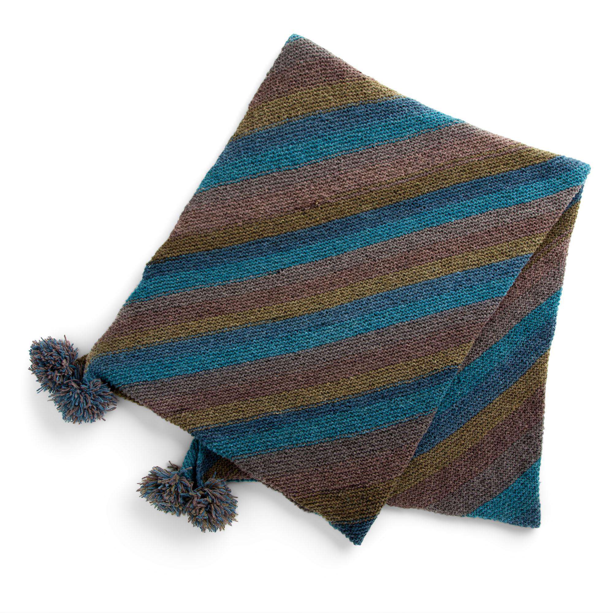Caron Simple Corner to Corner Knit Blanket (Digital Download)