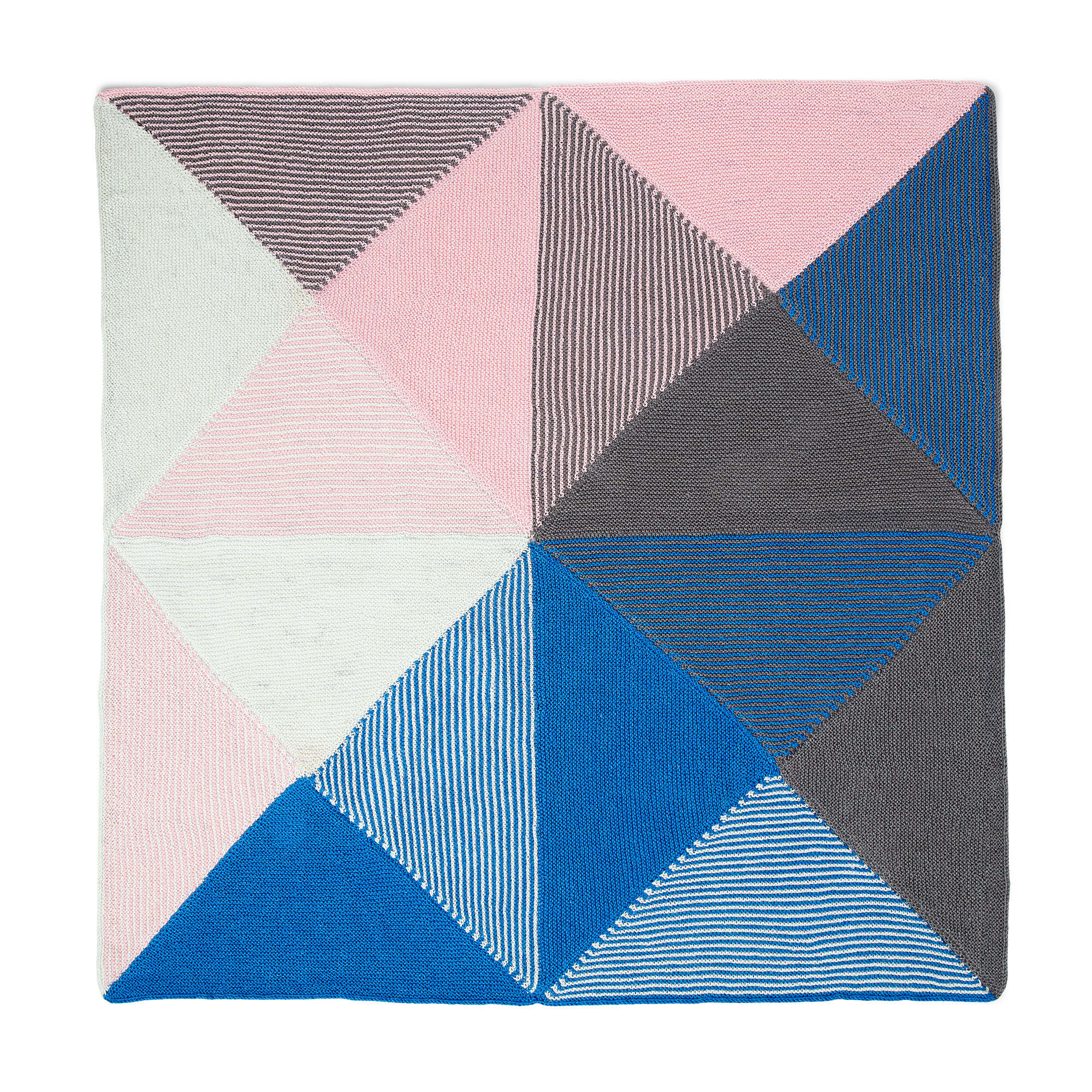 Caron Fading Angles Knit Blanket (Digital Download)