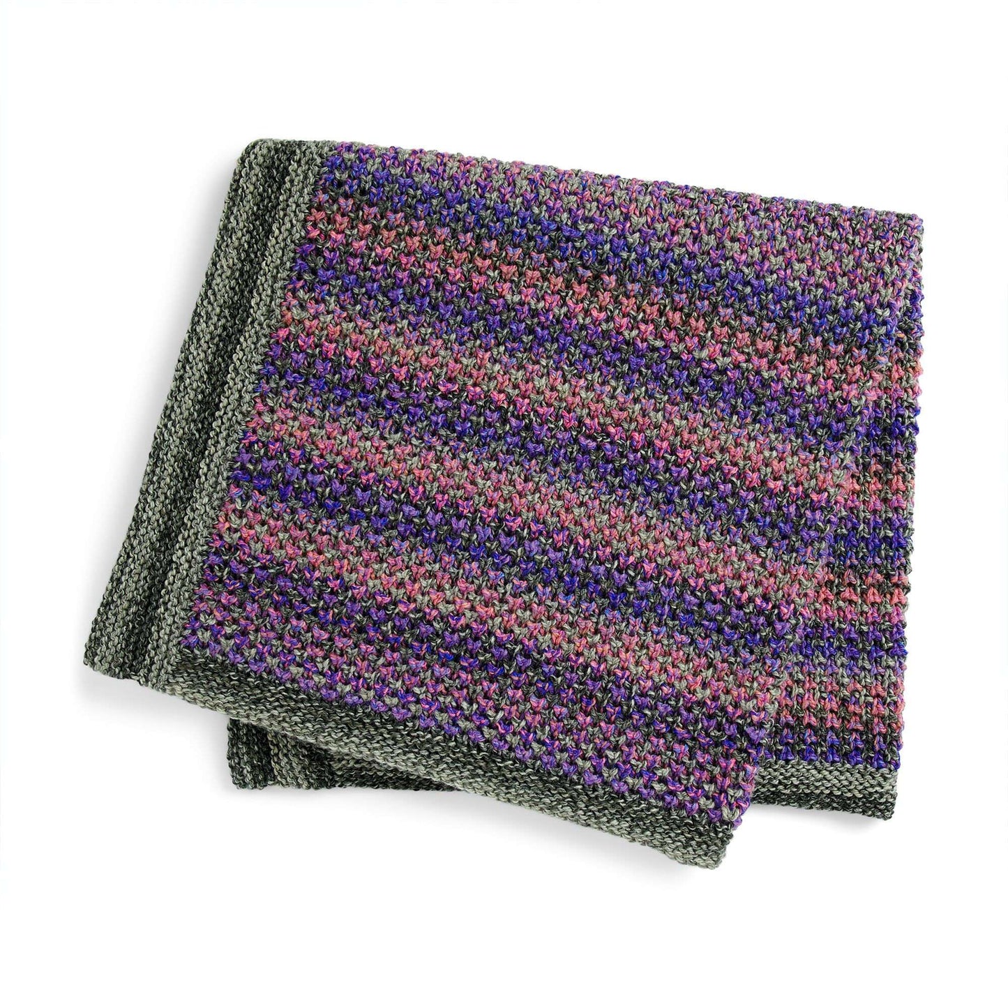 Caron Bee Stitch Knit Blanket (Digital Download)