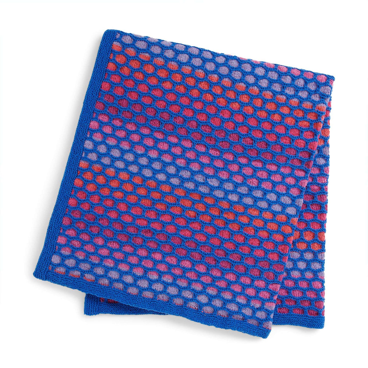 Caron Sweet as Honey Knit Blanket (Digital Download)