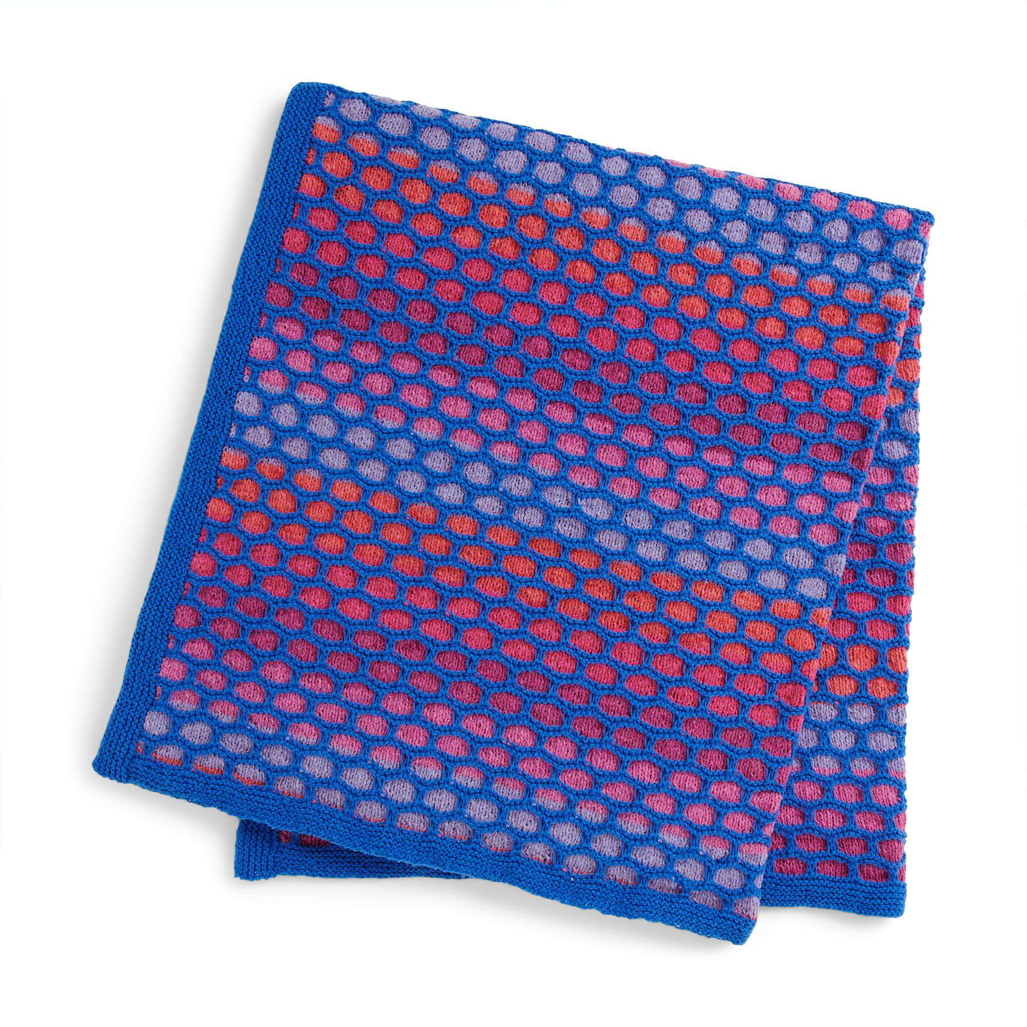Caron Sweet as Honey Knit Blanket (Digital Download)