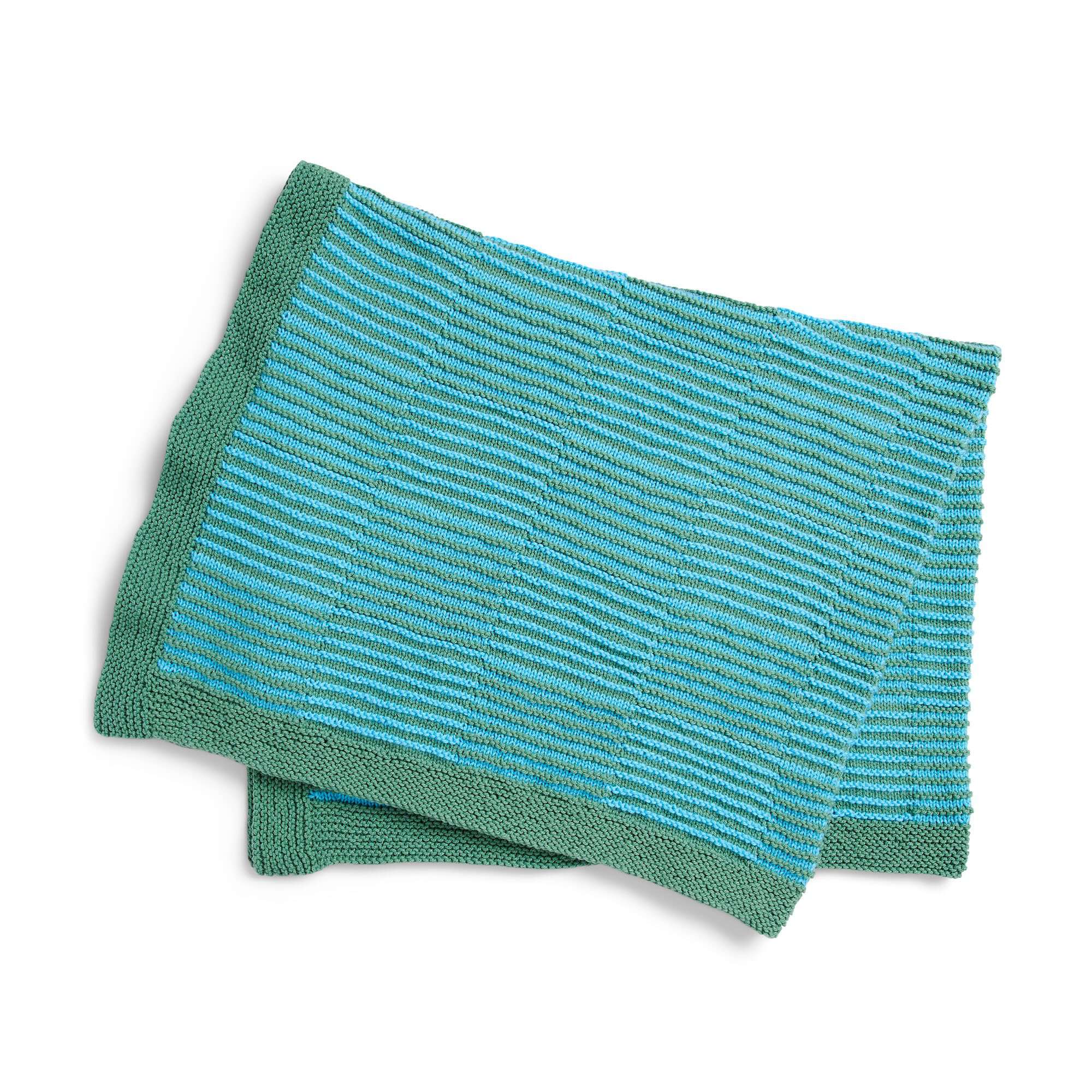 Caron Illusion Checks Knit Blanket (Digital Download)
