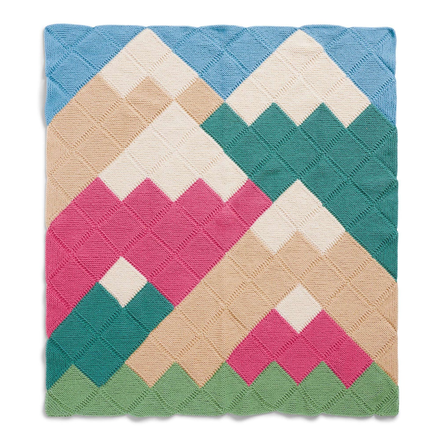 Caron Knit Motif Mountain Peaks