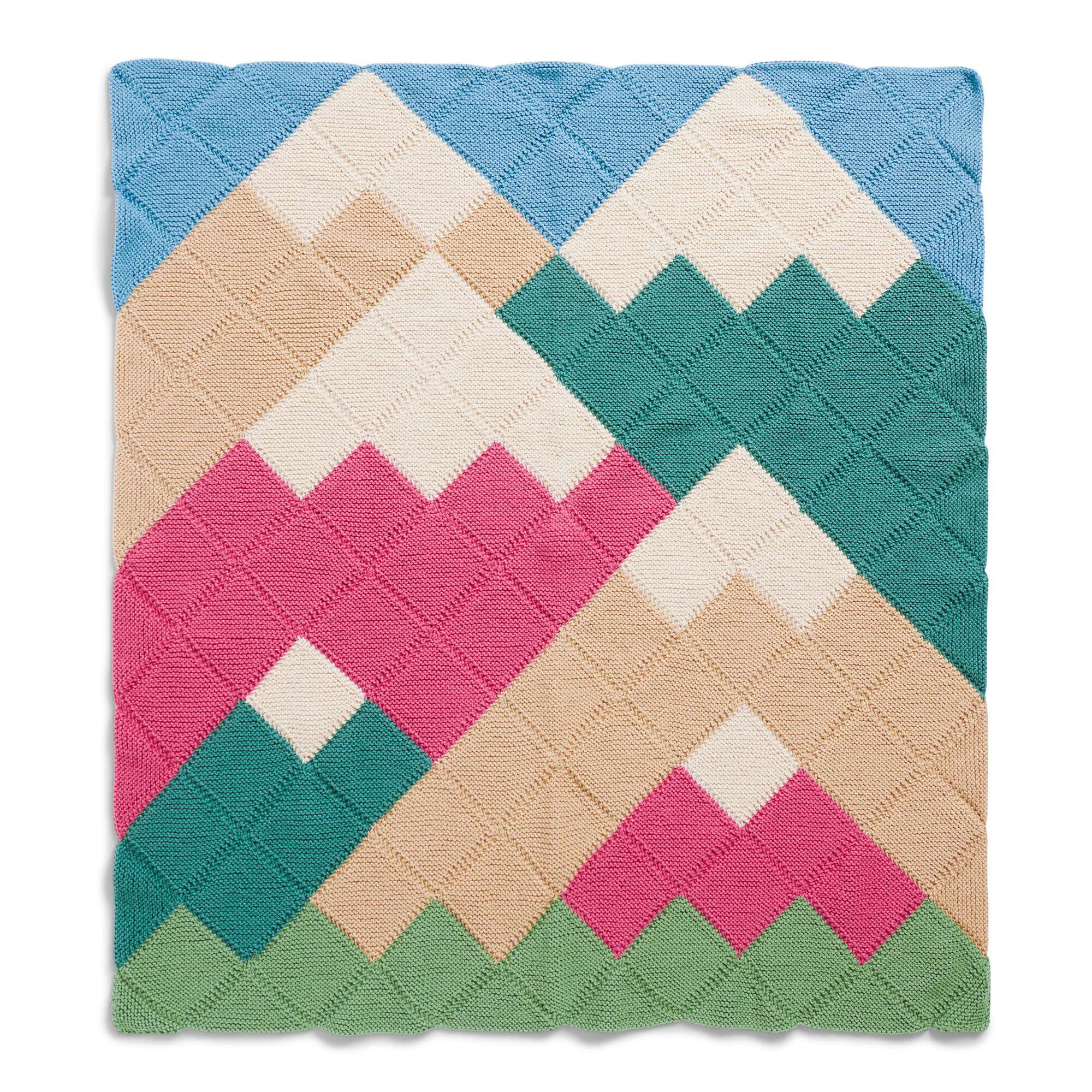 Caron Knit Motif Mountain Peaks