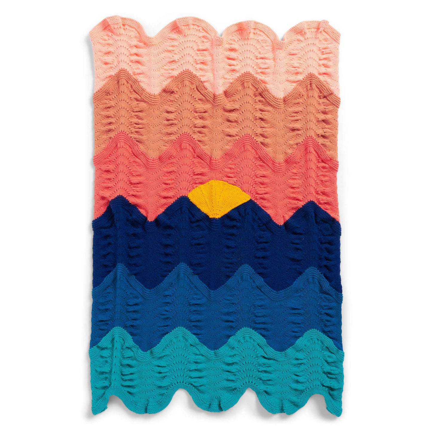 Caron Sunset Knit Blanket