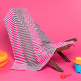 KNITTING PATTERN DOWNLOAD - FREE CARON BRIGHT KNIT BEACH BLANKET PATTERN