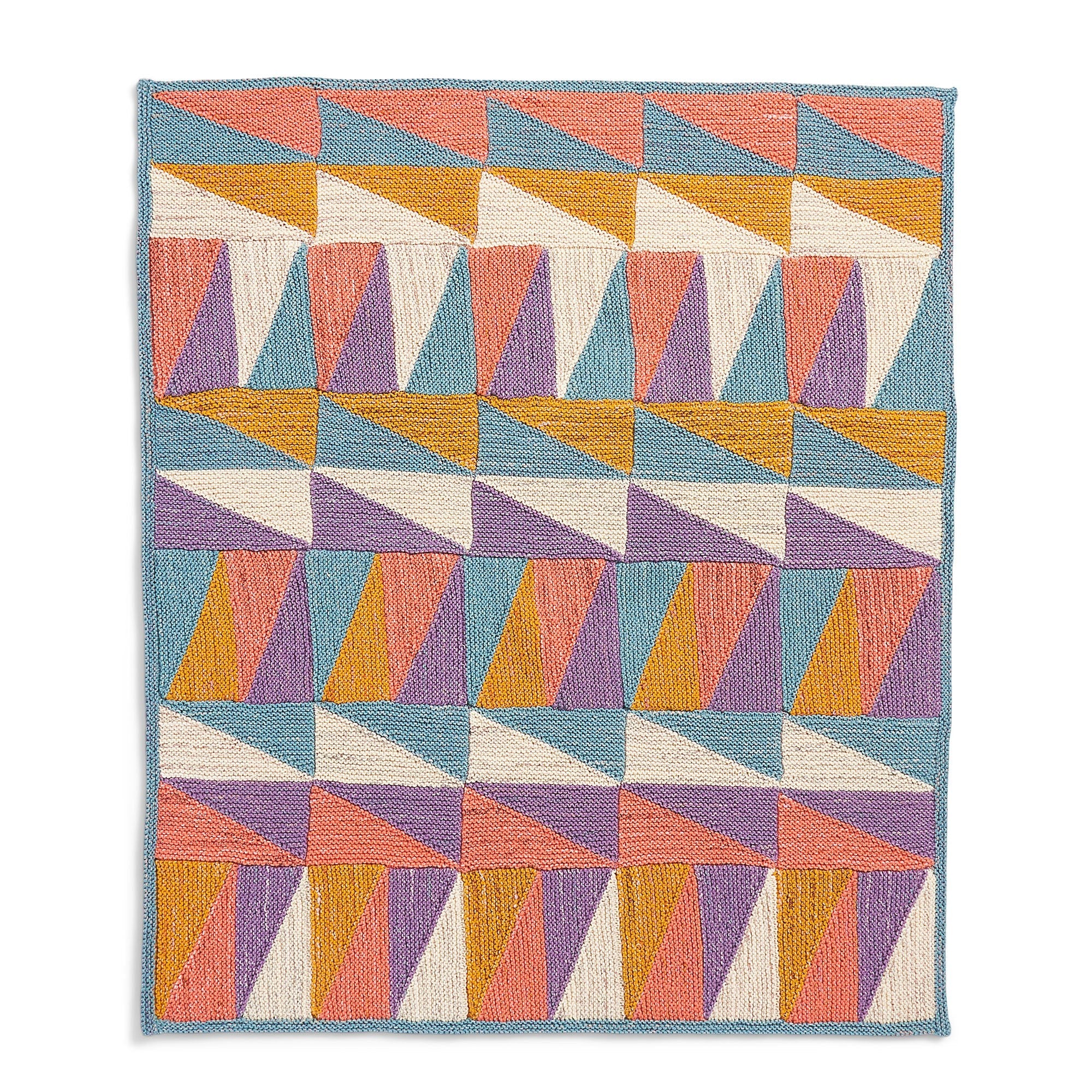 Caron Play the Angles Knit Blanket (Digital Download)