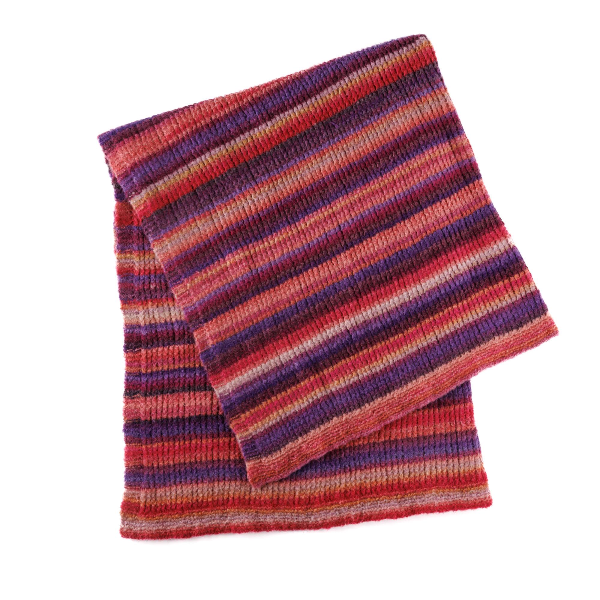 Caron Mind the Fade Knit Blanket