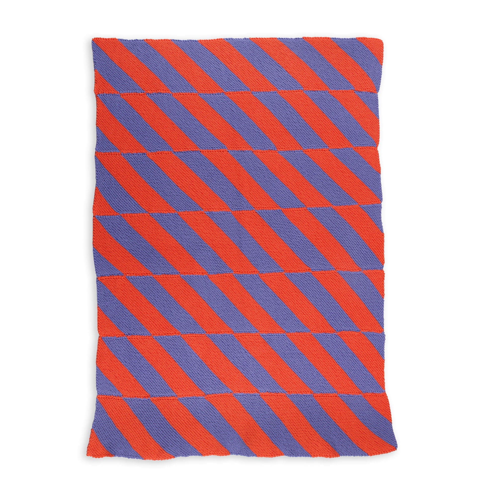 Caron Electric Feel Knit Blanket