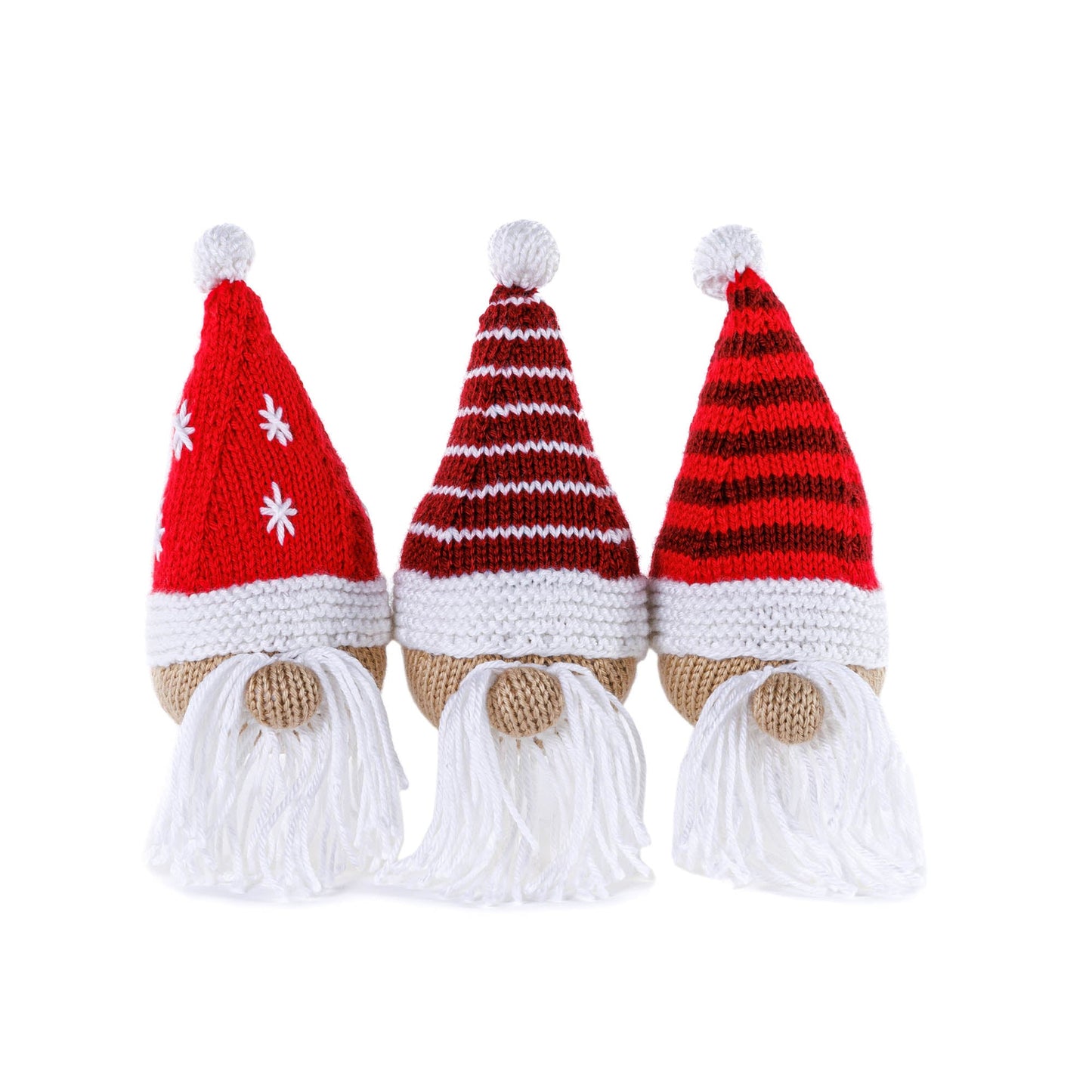 Caron Knit Trio of Marching Gnomes (Digital Download)