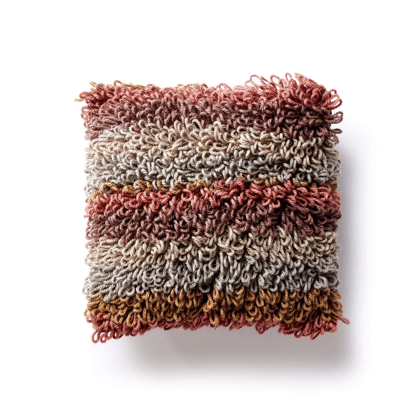 Caron Going Loopy Knit Pillow (Digital Download)