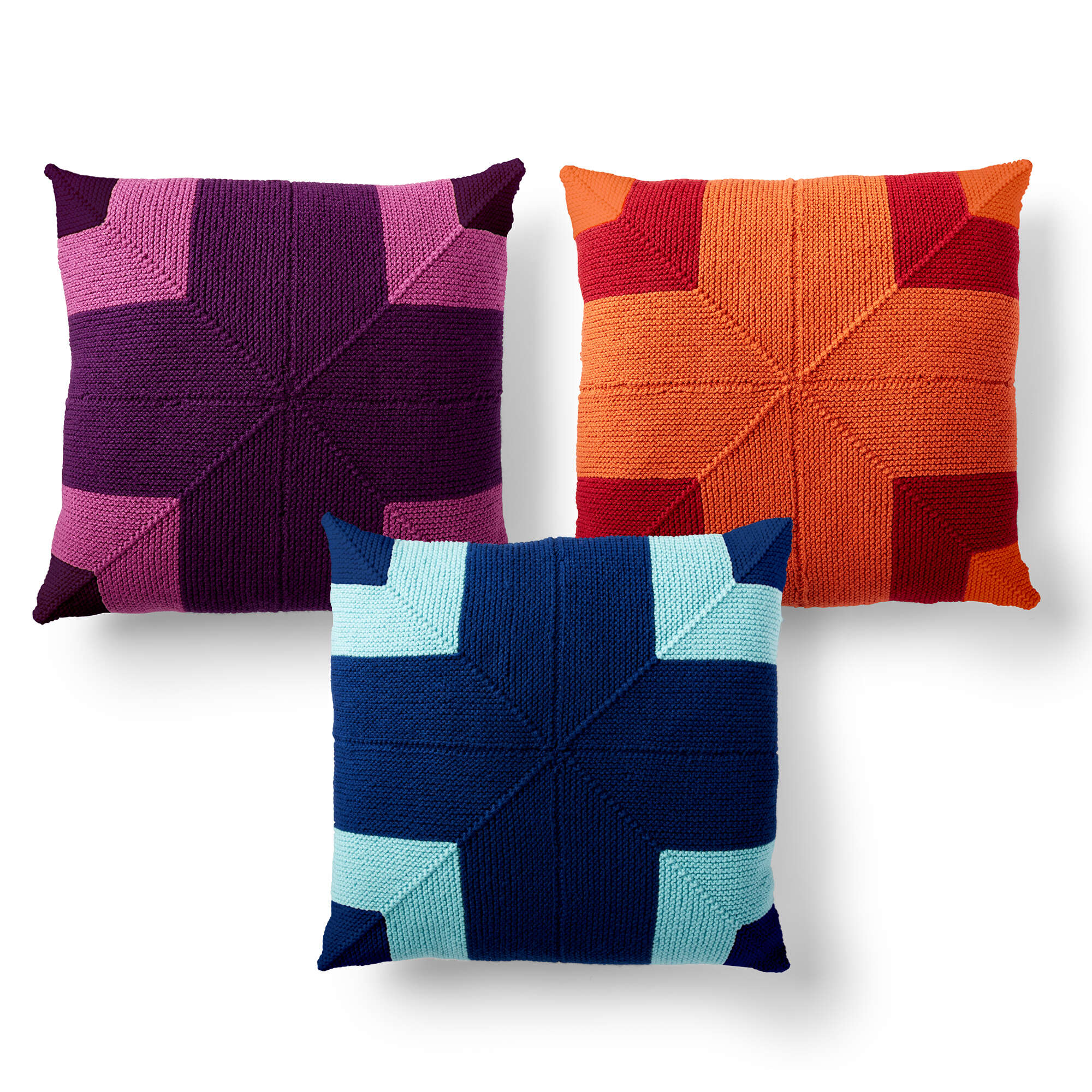 Caron Big Statement Knit Pillow (Digital Download)