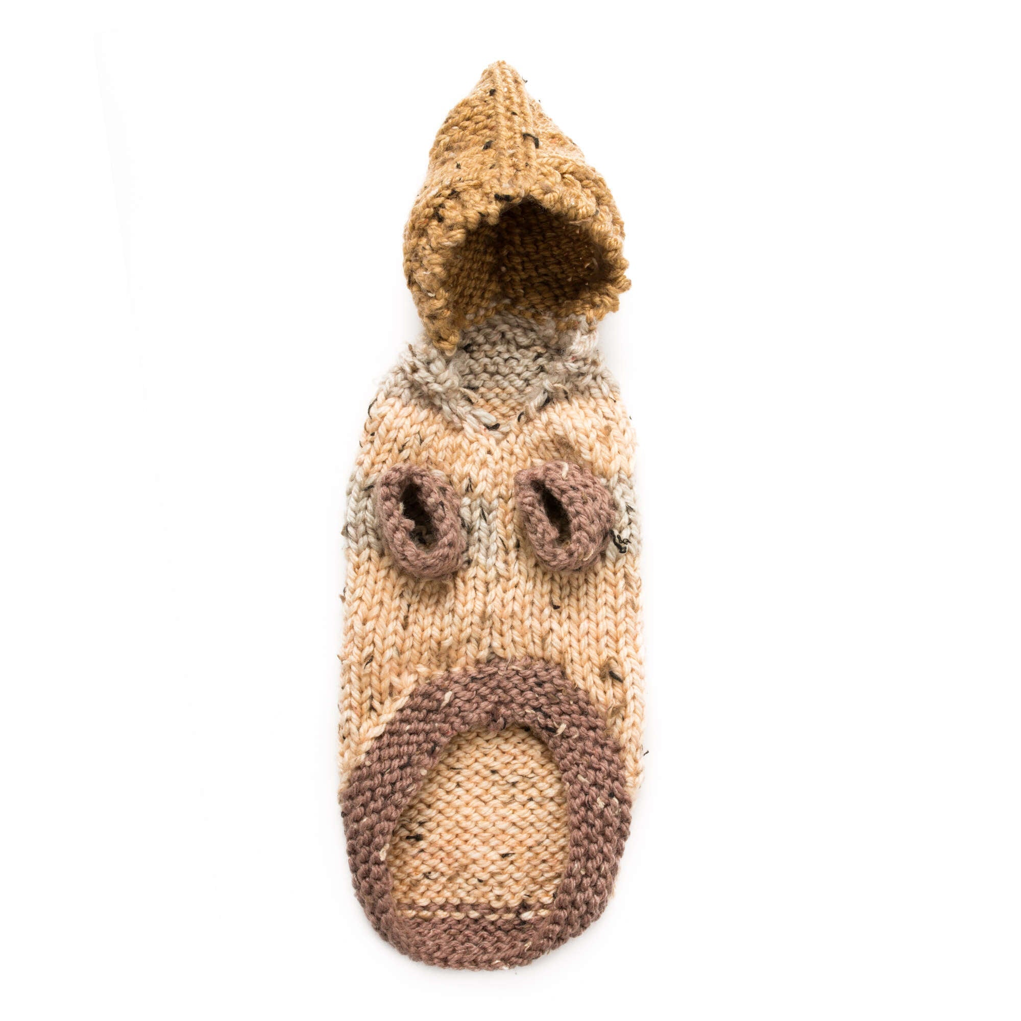Caron Knit Hoodie Dog Coat (Digital Download)