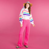 KNITTING PATTERN DOWNLOAD - Free Caron Dropped & Cropped Knit Pullover Pattern, XS/S/M