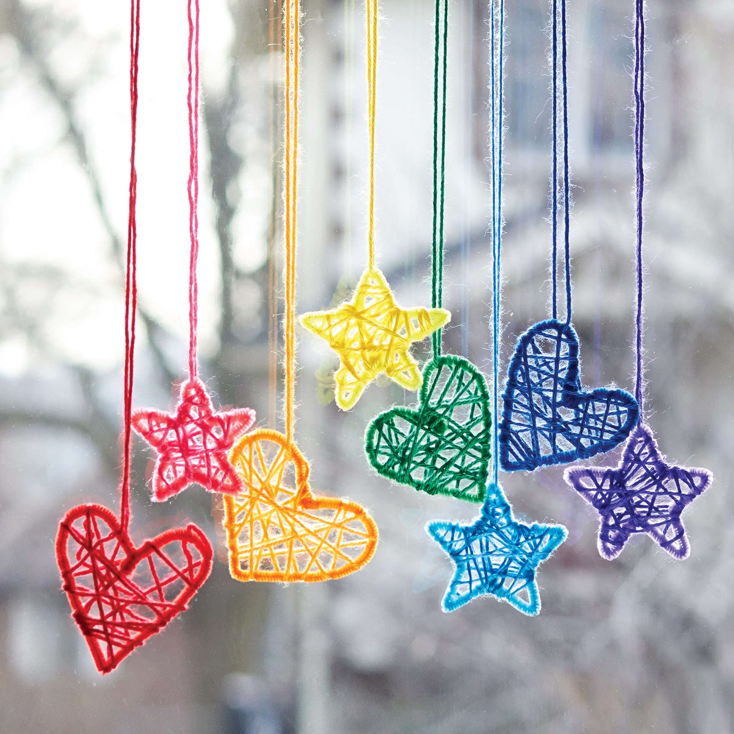 Caron Craft Hearts and Stars Dream Catchers (Digital Download)