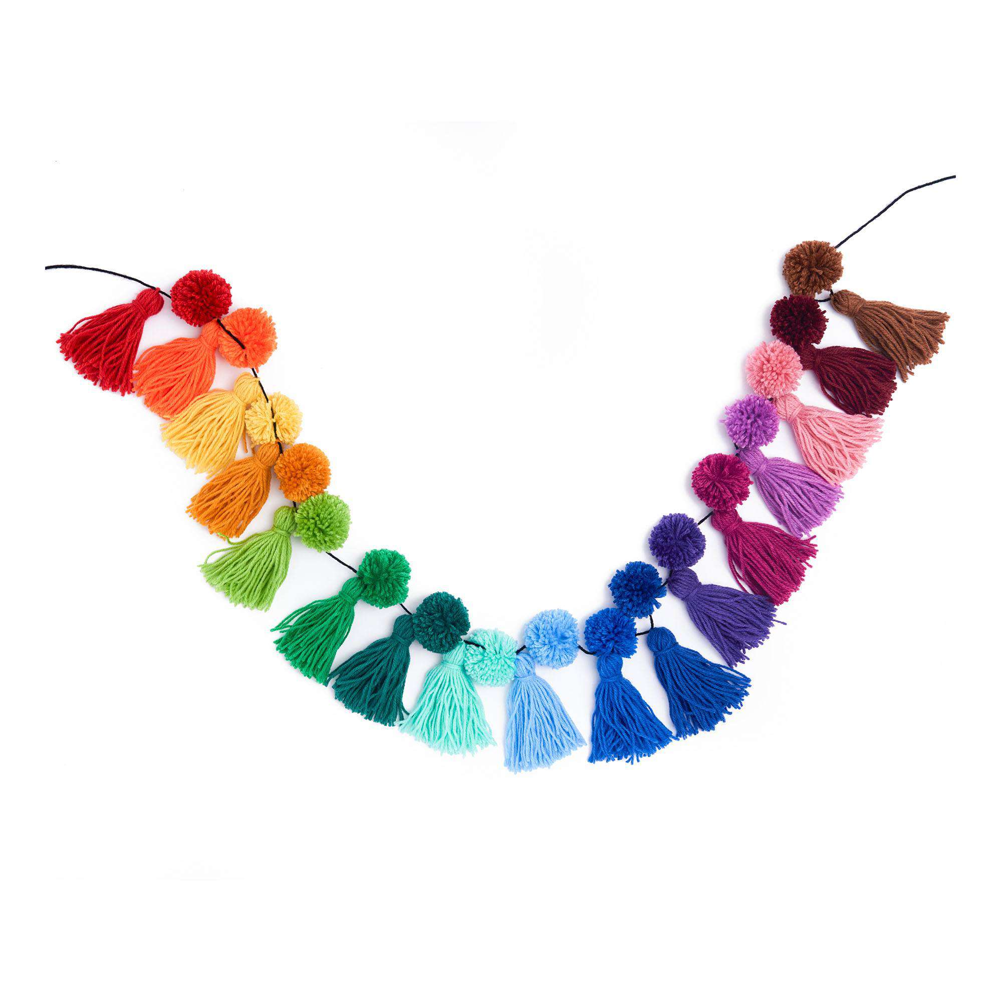 Caron Pompom and Tassel Garland