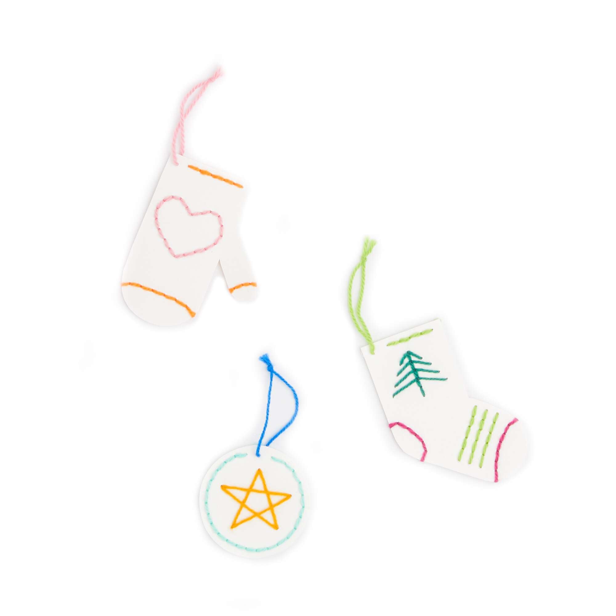 Caron Card Embroidery Ornaments (Digital Download)