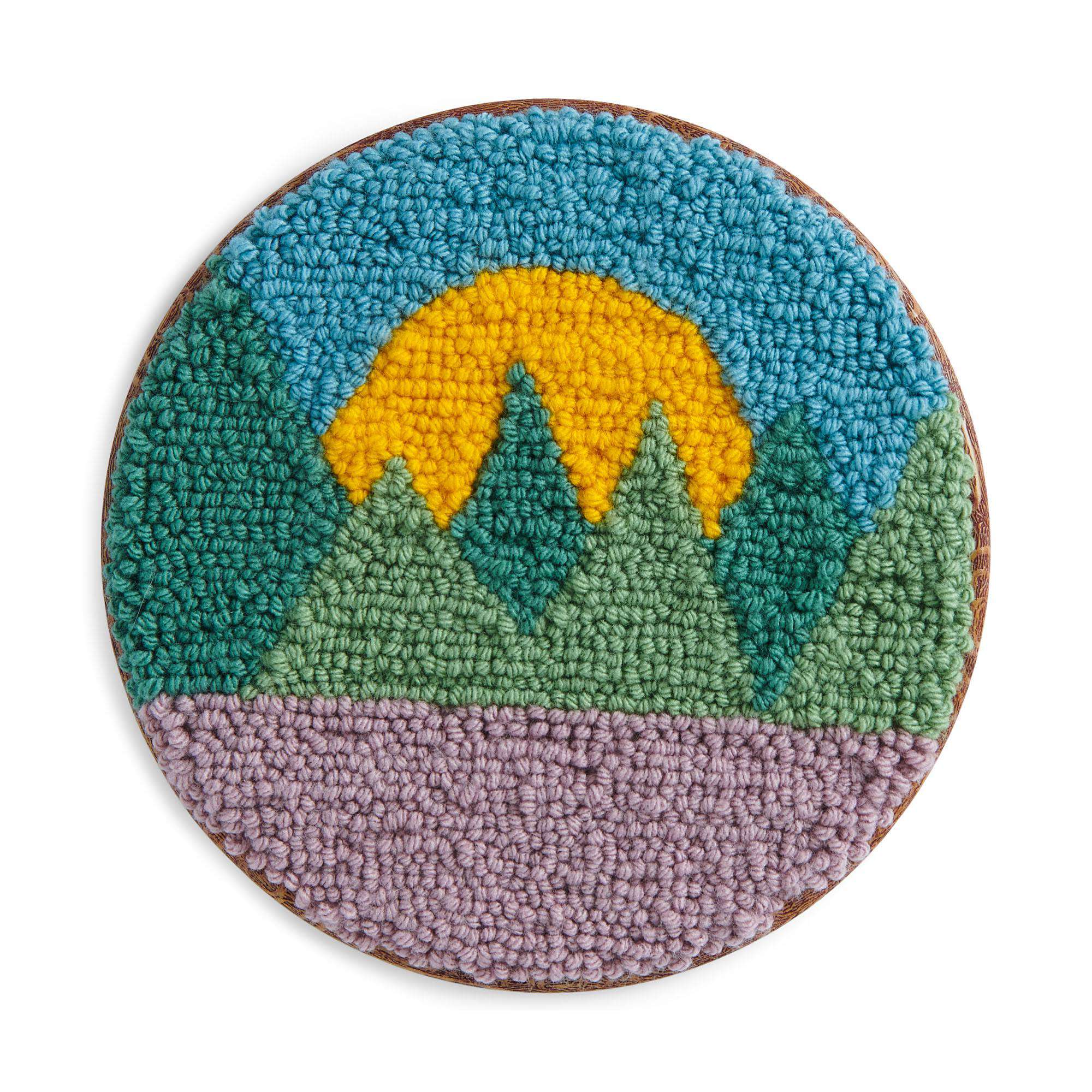 Caron Craft Boreal Woods Punch Needle Wall Hanging