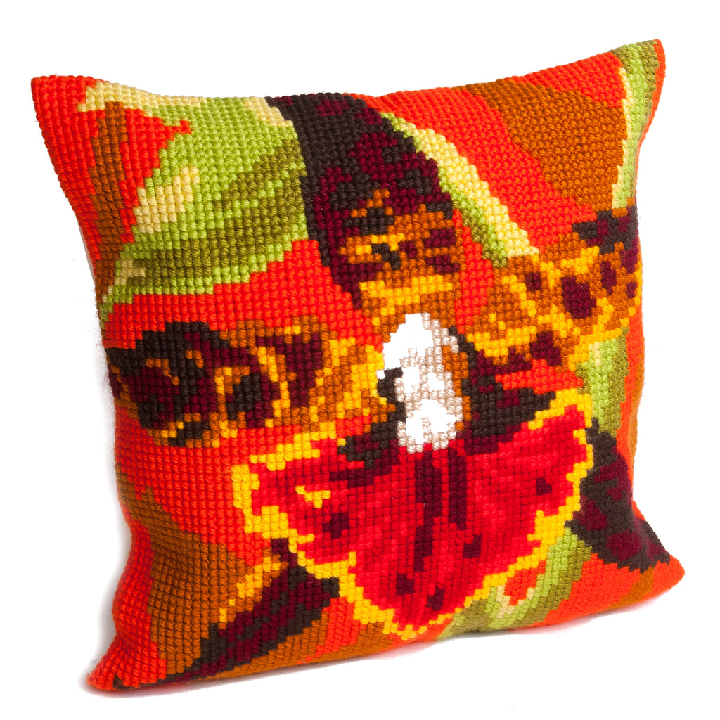 Cross Stitch Kit: Cushion: Tiger Orchid