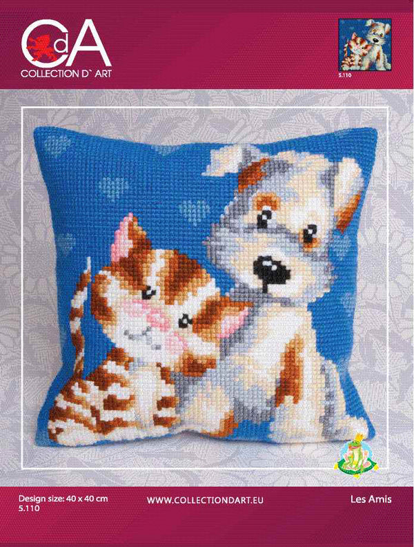 Cross Stitch Kit: Cushion: Friends