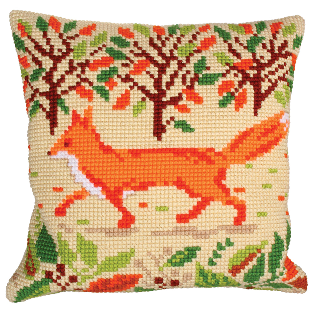 Cross Stitch Kit: Cushion: Red Fox